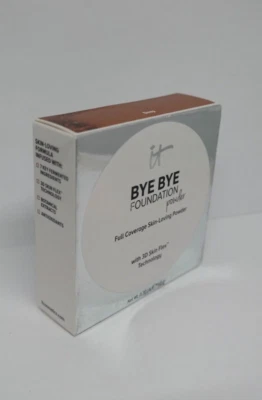 IT Cosmetics Bye Bye Foundation Full Coverage Foundation Powder DEEP .3 oz New - Image 1 of 3