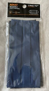 Wiederverwendbare Gesichtsmasken für Erwachsene 2er-Pack (schwarz, grau) - Bild 1 von 1