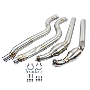 TUBO BAJANTE UPGRADE ACERO INOXIDABLE 3 PULGADAS 76MM MERCEDES W204 C63 AMG - Imagen 1 de 5