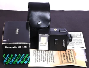 Mamiyalite MZ 18R Speedlight Unit for Mamiya 35mm Film Cameras - Mint in Box! - Picture 1 of 8