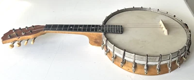 VTG 1920s DITSON VICTORY 8 STRING OPEN BACK BANJO MANDOLIN *NEED STRING* - Image 1 of 4