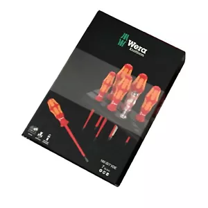 Wera 7-Piece Kraftform Slim 1000V VDE Insulated Screwdriver Set 160iS/7 - Picture 1 of 5