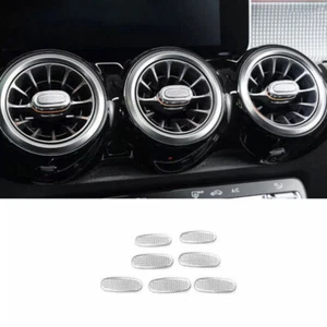 For Benz GLA 2020-2022 Silver ABS Air Outlet Vent Cover Trim Middle Console 7PCS - Picture 1 of 11