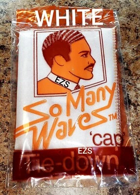 So Many Waves Durag White 1 /use with tsurag torino CQP Wave Cap Diane 8119 Kent - Image 1 of 4