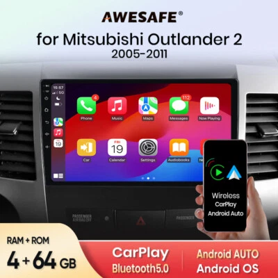 Android 13 Autoradio Für Mitsubishi Outlander Citroen Peugeot 4007 GPS Navi RDS - Bild 1 von 4