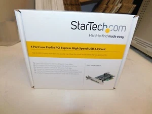 StarTech.com 4-Port Low-Profile PCI Express High-Speed USB 2.0 Card PEXUSB4DP - Photo 1/2