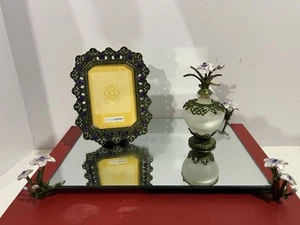 Cellini Collection Emaille vierteiliges Waschtischset Neu in Verpackung #62633 - Bild 1 von 9