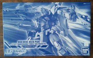Bandai 1/144 HGUC MSN-001A1 Delta Plus Metallic Gundam UC Model Kit Rare - Picture 1 of 4