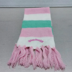 Bufanda vintage para niños Cabbage Patch rosa, blanca, como nueva - Imagen 1 de 8