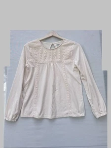 Old Navy Lace-Trim Long-Sleeve Jersey Top for Girls size XL(14-16) - Picture 1 of 6