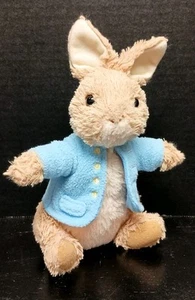 Beatrix Potter Peter Rabbit By Gund 7" Plush Bunny Rabbit In Blue Jacket - Picture 1 of 7