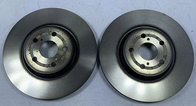 Pair Front Brake Discs Original Toyota Avensis 2003-2008 OEM 43512-YZZAB - Image 1 of 4