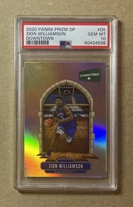 Tarjeta de novato Prizm Draft 2020 baloncesto Zion Williamson Downtown #D5 PSA 10 - Imagen 1 de 2