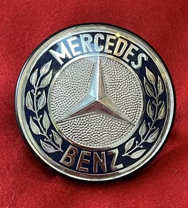 MERCEDES BENZ Round Emblem : Badge : Logo 2.25” Diameter - Picture 1 of 6
