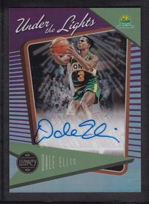 2022-23 DALE ELLIS 42/49 AUTO PANINI CHRONICLES LEGACY UNDER THE LIGHTS - Image 1 of 2