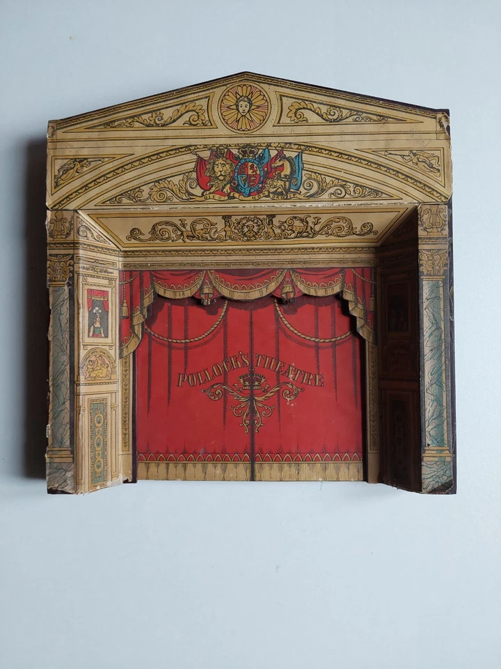 Ancien jouet Théâtre  " POLLOCK'S THÉÂTRE   " marionnette cirque - Photo 1/4