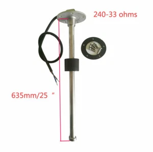 Fuel Level Sender 240-33ohm 635mm/25" Water Level Gas Sender Standard SAE 5 Hole - Picture 1 of 7