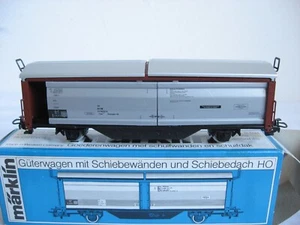 GM82* Märklin H0 4633 Schiebewandwagen DB OVP NEUwertig unbespielt - Picture 1 of 4