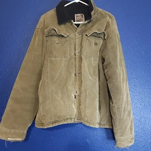 Pineapple Connection Sherpa Lined Jacket - L - Olive Green - 67225 - Picture 1 of 7