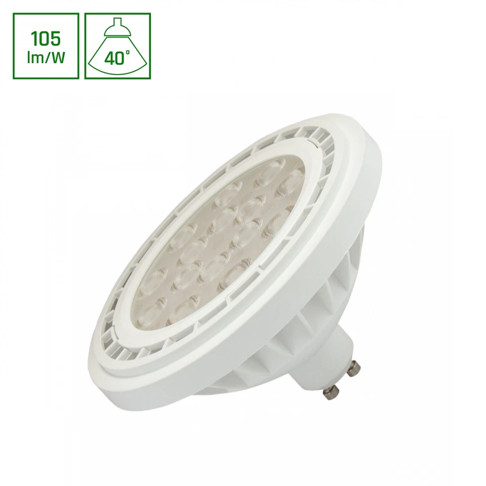 LED AR111 GU10 Reflektor 10W weiß 1050lm 40° 230V Warm Neutral Kalt 3000K-6000K  - Bild 1 von 1