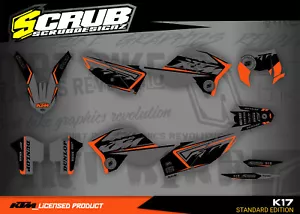 KTM Dekor EXC 125 200 250 300 400 450 530R 2008 2009 2010 2011 Aufkleber SCRUB - Bild 1 von 15