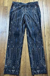Etro via spartaco 3 Mens Velvet Paisley Pants Size 52 NWOT ( 35x35 ) - Picture 1 of 12