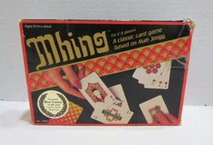 JUEGO DE CARTAS MHING BASADO EN MAH JONG JONGG 1983 DE SUNTEX INTERNATIONAL CON CAJA 100% - Imagen 1 de 3