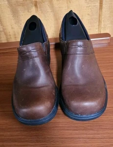 Ariat Women Santa Cruz Leather Clogs Shoes Western Slip-On Loafer Brown Size 7 B - Picture 1 of 7