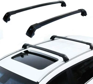 2 piezas apto para Volvo XC60 XC 2013-2017 barras portadoras de rieles de techo bloqueables barra transversal - Imagen 1 de 9