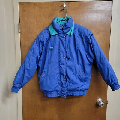 Vintage Izzi Ski Jacket 80's 90’s Retro colorful Liner   Women's Size L - Image 1 of 4