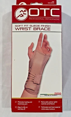 OTC Wrist Brace with Removable Metal Splint Size Small New - Image 1 of 4