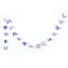 Paper Garland Wedding Butterfly Hanging Party Banner 3d Decor Birthday Baby