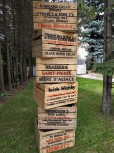 (12er SET) alte Obstkisten rustikale Holzkisten WHISKY Weinkisten Regale Vintage - Bild 1 von 7