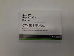 NEW 2017 Kawasaki Ninja 300 Owner's Manual - Bild 1 von 2