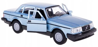 WELLY DieCast 1:34 VOLVO 240 GL BLUE New Model Car Metal in Box Sale  1/34 - Image 1 of 4