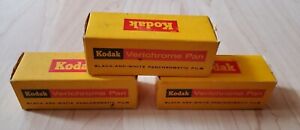 Vintage KODAK VP127 Black & White Verichrome Pan Film Expired 3 Boxes