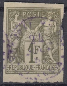 COLONIES GENERALES : SAGE 1F N° 29 OBLITERATION VIOLETTE DU 24 OCT - Imagen 1 de 1