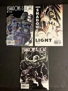 SHADOWS & LIGHT 1998 #1-3 COMPLETE SET 1998 Marvel 2 Iron Man Wolverine Punisher - Bild 1 von 9
