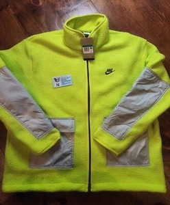 Nike Sportwear Sherpa Fleece Essentials Jacket DD5021-345 Mens Size XL $150 - Picture 1 of 5