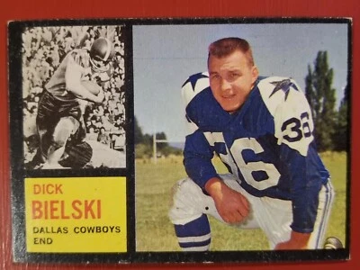 1962 Topps Football - Dick Bielski #43 - Image 1 of 2