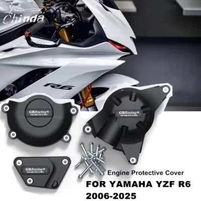 Bonnet Protector Engine Cover For  YAMAHA YZF-R6 YZF R6 YZF600 2023-2025 Foto 1 de 4