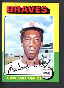 1975 Topps #262 Rowland Office RC Atlanta Braves - ID041