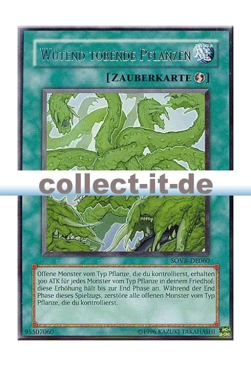 Yugioh SOVR-DE060 Wütend tobende Pflanzen - unlimitiert - Bild 1 von 1