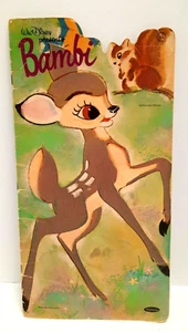 Libro de colección Walt Disney presenta Bambi 1966 Whitman Publishers tapa blanda de gran tamaño - Imagen 1 de 7