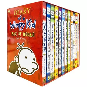 Diary of a Wimpy Kid Classic Reading Collection by Jeff Kinney- 12 Books Box Set - Picture 1 of 6