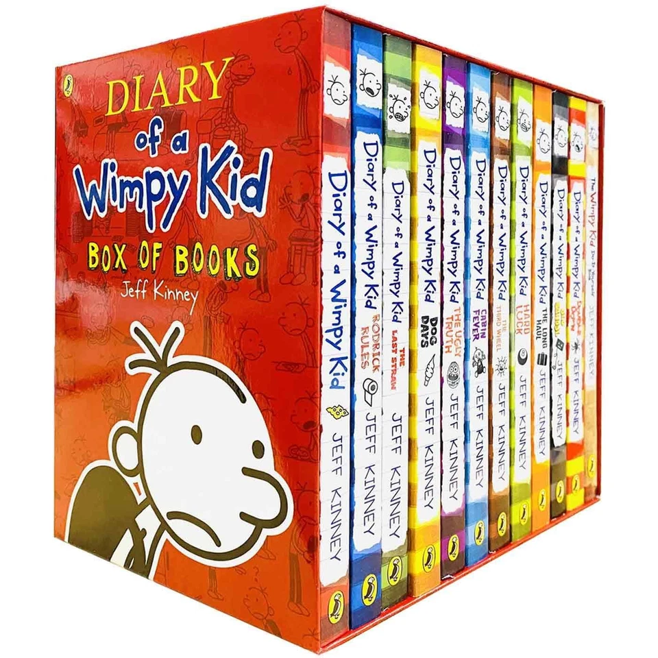 Diary of a Wimpy Kid Classic Reading Collection by Jeff Kinney- 12 Books Box Set - Image 1 of 4