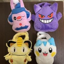 pokemon plush toy doll mini tote bag vol.3 meowth gengar pachirisu mime set