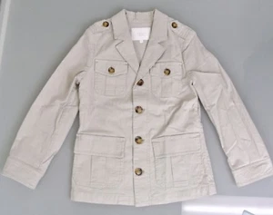 New Authentic Gucci Children's Beige Long Sleeve Trench Coat Jacket 8 281117  - Picture 1 of 9