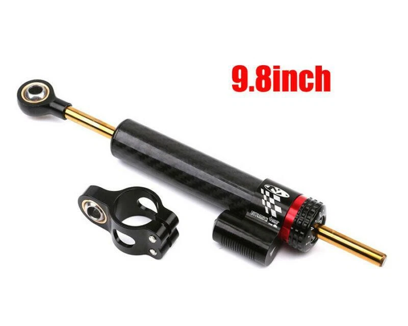 Carbon Fiber Motorcycle Steering Damper Stabilizer for Honda Yamaha Suzuki BMW - Image 1 of 4