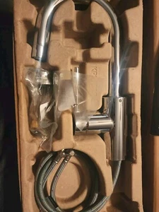 Kraus KPF-2600CH Mateo 1 Hole Kitchen Faucet, 12.5 inch, Chrome - Picture 1 of 4